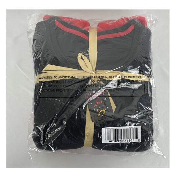 Cuddl Duds Fleecewear Stretch Pajama Set Ruby Penguin Womens Plus Size 2X New - Picture 3 of 6